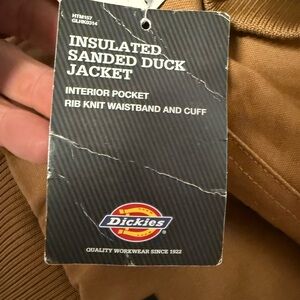 Dickies Insulated Sanded Duck Jacket - Tan
